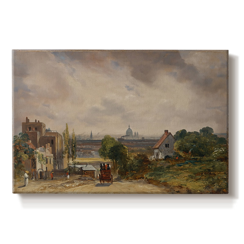 Sir Richard Steele's Cottage, Hampstead-John Constable-Toile tendue avec châssis-1832, 12x18