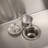 24In Stainless Steel Washing Sink W/ Faucet Hoses And Drain Head Only(Update)