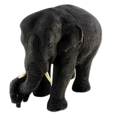 Love and Care Teakwood Sculpture