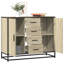 Sideboard 92X35x76 Cm Engineered Wood-789435665