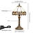 14''H Tiffany Style Table Lamp Resin Base And Stained Glass Table Lamp-1159069973