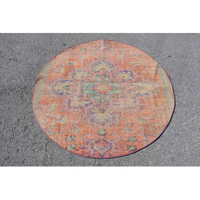 Tapis marocain, tapis décoratifs bohème, tapis turcs, tapis tissés à la main, tapis rétro, tapis antiques orange