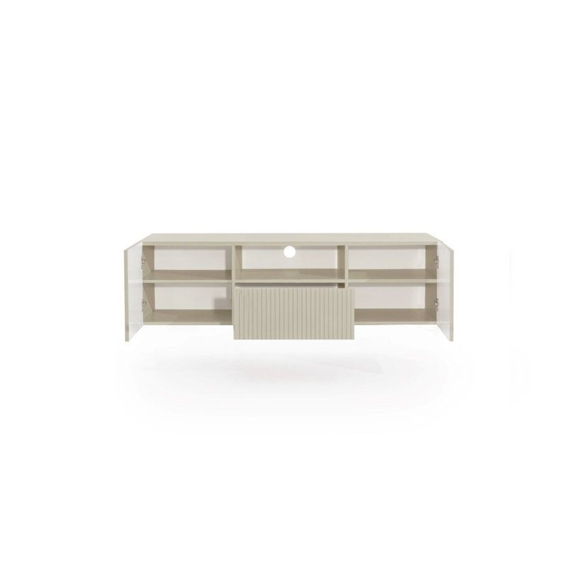 Amiriah Unfinished TV Stand for TVs up to 55", Cashmere