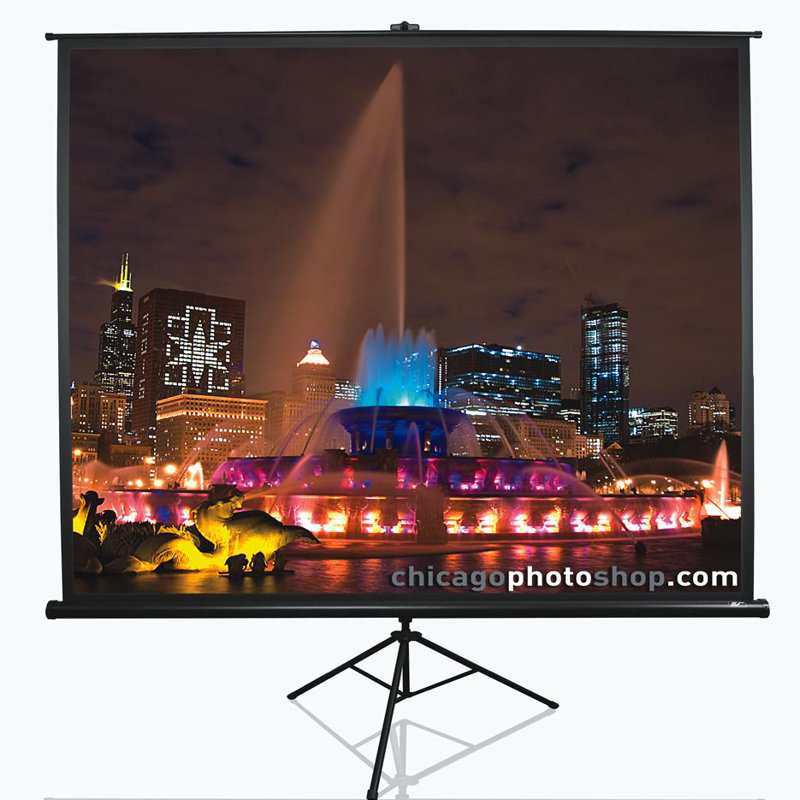 Elite Screens Portable Projector Screen Projector Screen, 100" Diagonal 16:9