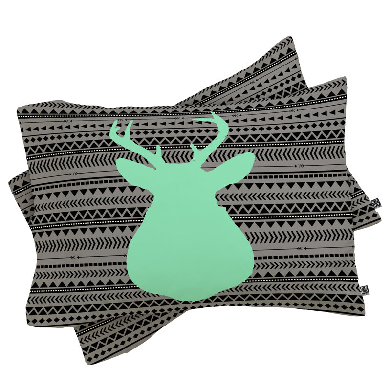 Allyson Johnson Deer and Aztec Pillowcase, King