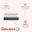 14 in. Hybrid Plush King Size Foam Mattress, Soft Polyester Knit Cover, Multi-Layer Foam Mattress, White/Gray
