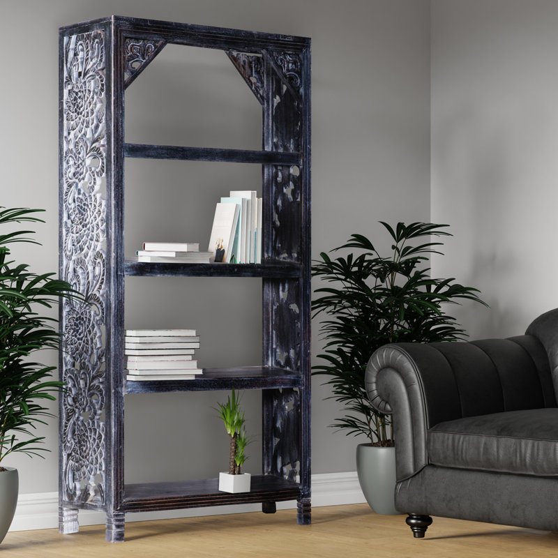 Vanetten Bookcase, Black Washed