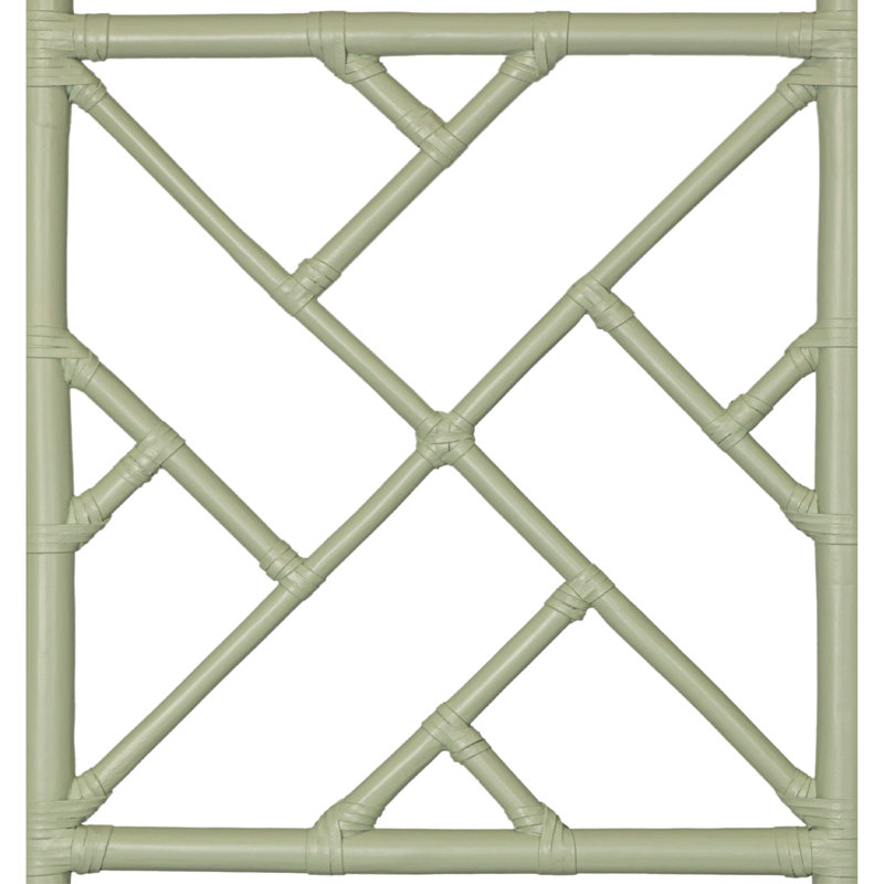 Alden Chippendale Open-Frame Headboard, Twin, Celery Green