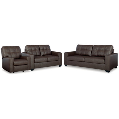 Barlin Mills Sofa, Loveseat and Recliner