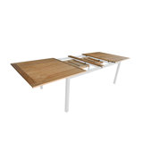 SoHo 115" Teak Aluminum Outdoor Extension Table