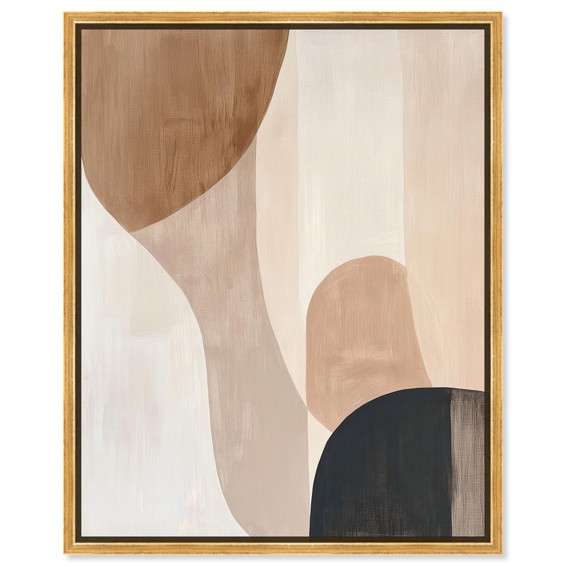 Faded Warmth I Canvas by Art Remedy, 21" H x 17" W, Floater Frame, Black