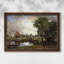 Dedham Lock and Mill, v. 1820 - John Constable - Toile encadrée sur mesure-427465859-427465883-427465886