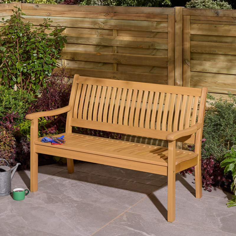 Rowlinson Farnham Bench, 87cm H x 124cm W x 72cm D