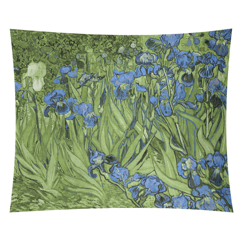 Tapisserie Iris, Intérieur, H 71 po x l 83,5 po, Rose