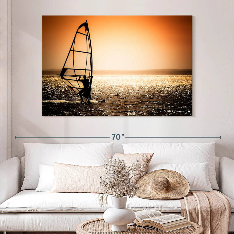 Sireci Windsurfer Sunset, 34" H x 51" W