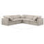 Canapé modulaire en coin 5 pièces Hinami-94482440