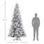 Arbre de Noël pin vert / blanc réaliste Kaisen-1841885261