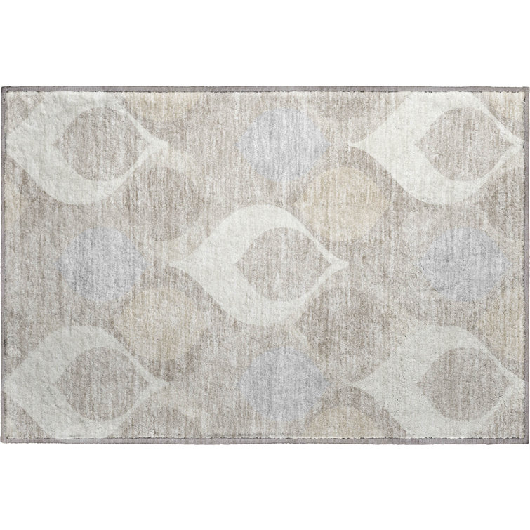 Premium Machine Washable Lisse Ivory Rug