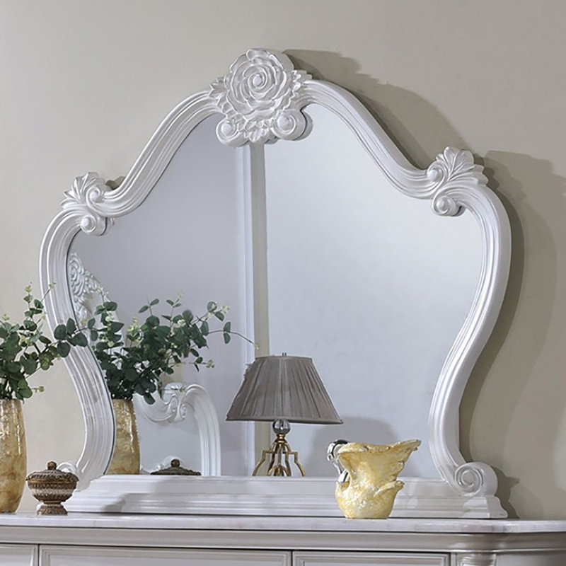 Miroir pour commode Granntam, Blanc
