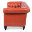 Canapé Chesterfield à accoudoirs roulés 3 places 84,65 po