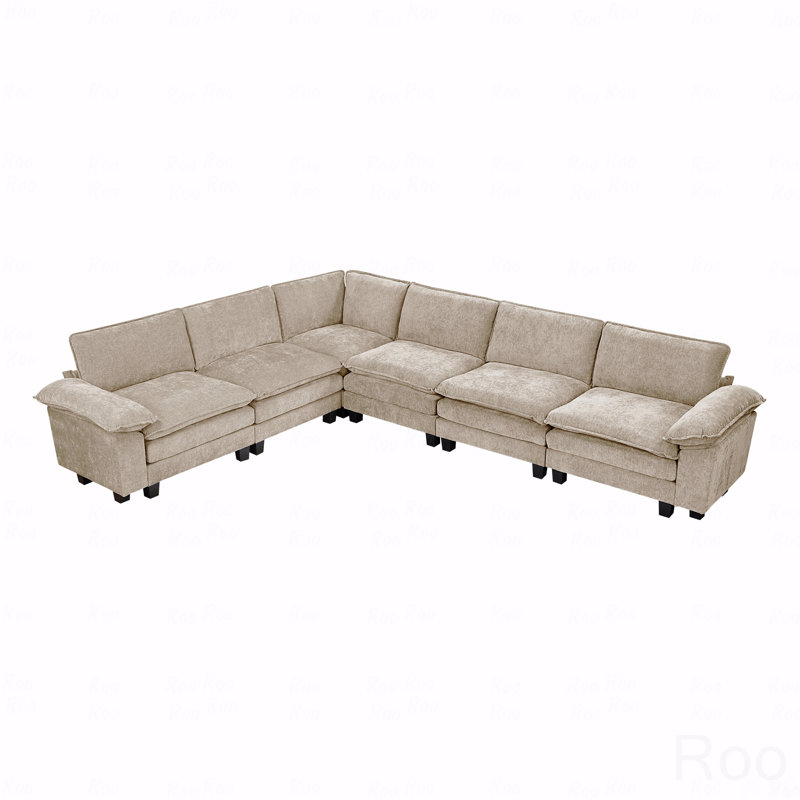 Canapé modulaire Basic, ensemble de canapés modulaires 6 pièces Modern Contemporary