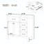 Meuble-lavabo simple avec plateau 35,98 po Phail