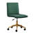 Modern Velvet Office Task Chair, Armless Swivel Computer Desk Chair for Home Office-721150928