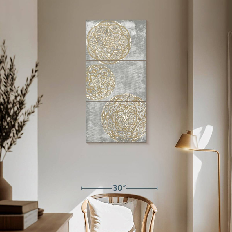 Eclectic Orbs I, 62" H x 30" W