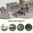 Wicker 4 - Person Patio Conversation Set with Cushions-1592485765