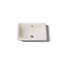 Lavabo de salle de bain rectangulaire en métal avec trop-plein 6,3 po Iron Plains ™-13237317