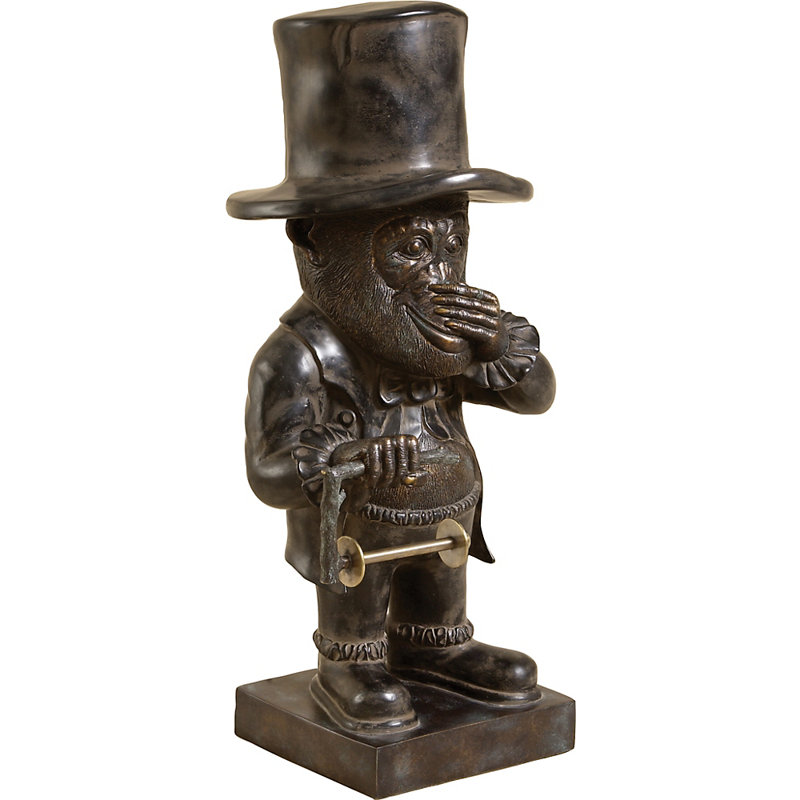 Whimsical Monkey Toilet Paper Holder