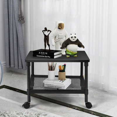 Kynslee 40cm H x 48cm W Utility Cart with Wheels