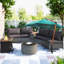 Maximo 400 cm W X 300 cm D Rectangular Cantilever Parasol-1213635570-1213635569