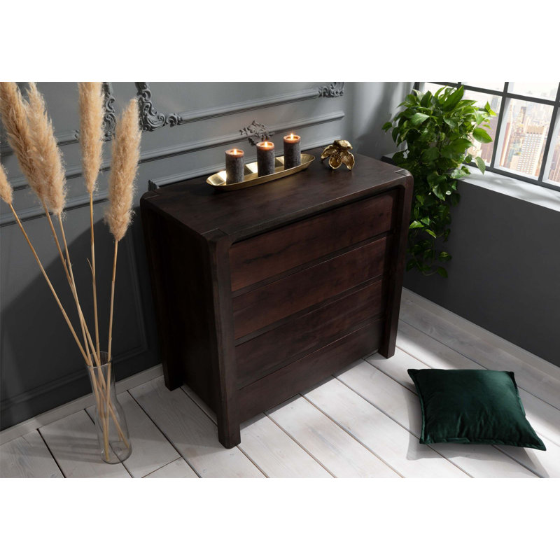 Bueno 96cm W 4 - Drawer Chest of Drawers, Tobacco