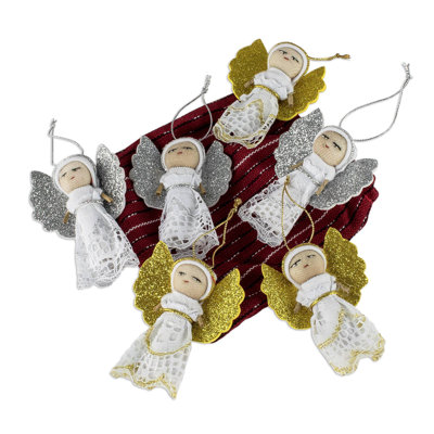 Ensemble d'ornement 6 pièces Lacy Angels
