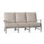 Croquet 75.75" Wide Outdoor Teak Patio Sofa with Cushions-1073077552-1065669894-946804376