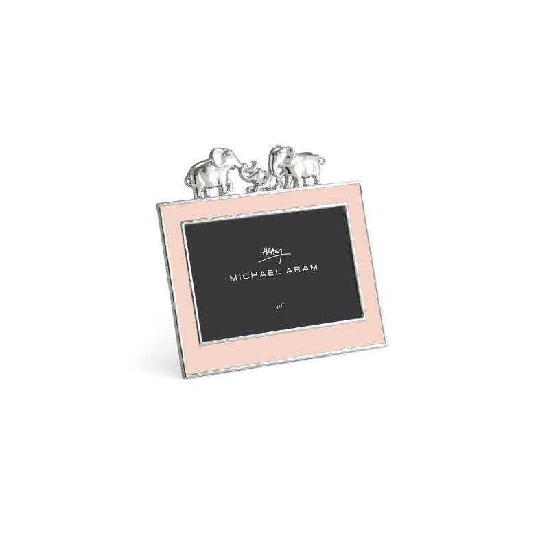 Elephant Frame 4x6, Pink