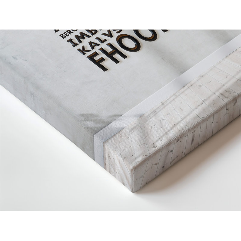La toile crée une image d’un espace de travail de motivation moderne avec un art mural texturé gris clair avec un art mural contemporain élégant