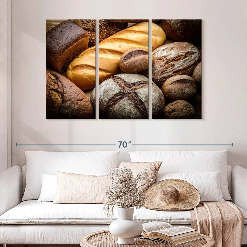 Yarlin Freshly Baked Breads, 32" H x 50" W