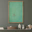 Illustration de nageur aérien turquoise moderne, décor de salle de bain fantaisiste minimaliste, photos de maison de plage côtière, impression sur toile encadrée, impression sur toile-115244363-115244370-115244362