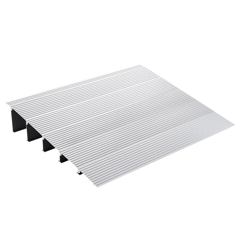 VEVOR Metal Threshold Ramp, 5" H x 34" L x 27.2" W