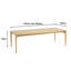 MAXENCE Oak Dining Table