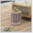 Outdoor Rattan Rope & Acacia Wood Side Table - Patio Balcony Furniture For Garden, Yard, And Balcony - Weather Resistant-1069659183