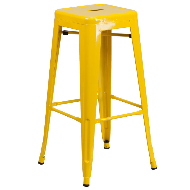 Tabouret Nieva, Jaune, Tabouret de bar (siège d’une hauteur de 30 po), 1