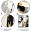 Décoration murale en métal Grey Gold Impressions Transcendent II - Formes abstraites-1215457437