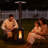 70,000 BTU Wood Pellet Patio Heater with Wheels & Glass Window, Outdoor Heater for Patio, Backyard & Commercial Use