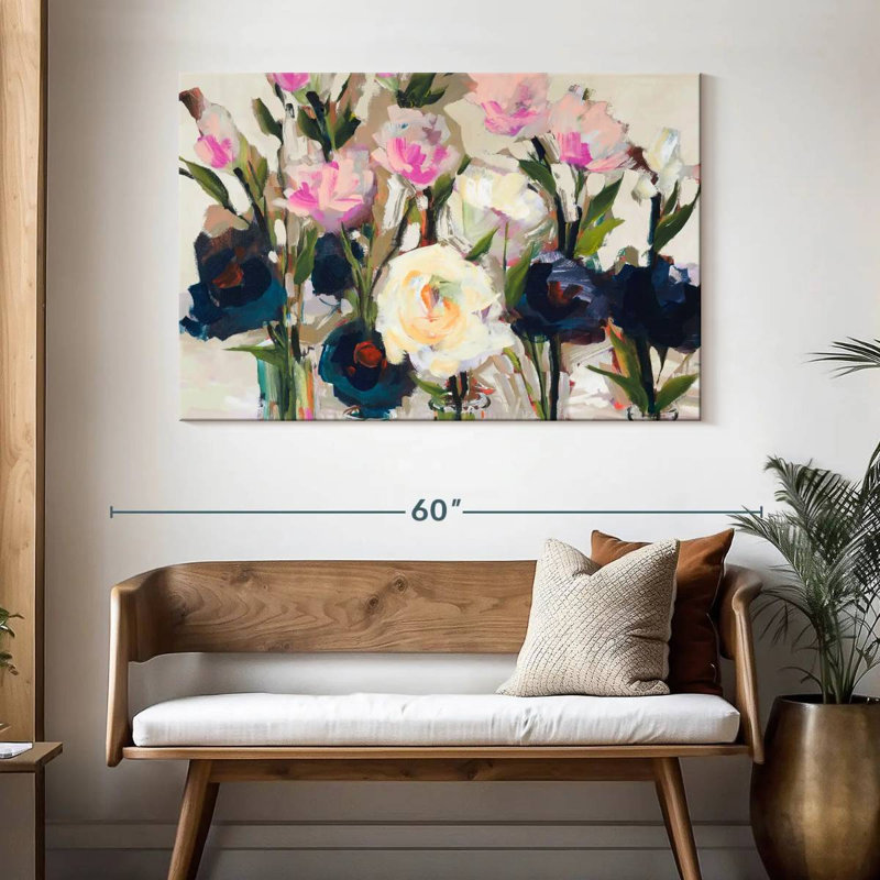 Avery Romantic Blossoms Neutral, 32" H x 48" W