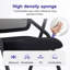 Chaise de bureau ergonomique pliante avec dossier en filet pour les salles de conférence et les bureaux à domicile