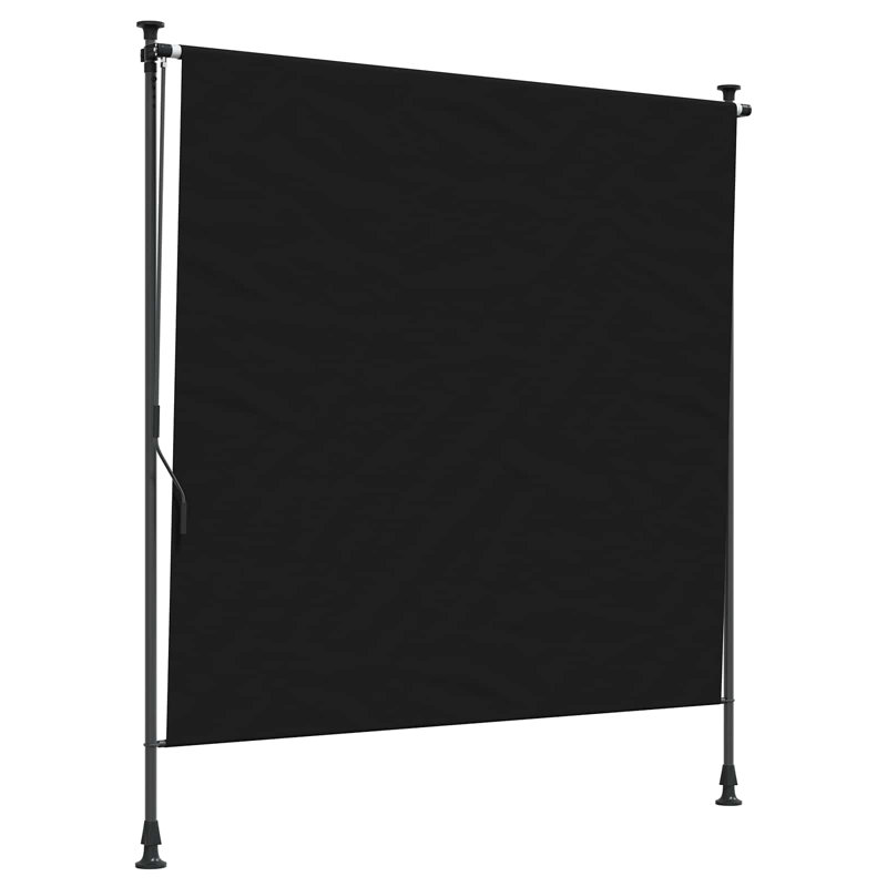 VidaXL Retractable, 100cm W x 270cm D, Black