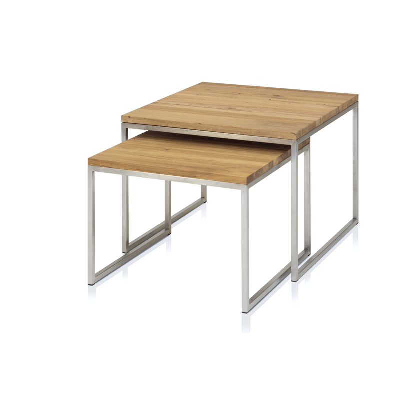 Alejandro Side Table, Silver